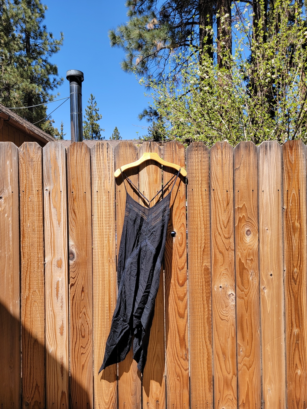 Low Back Strappy Slip Dress